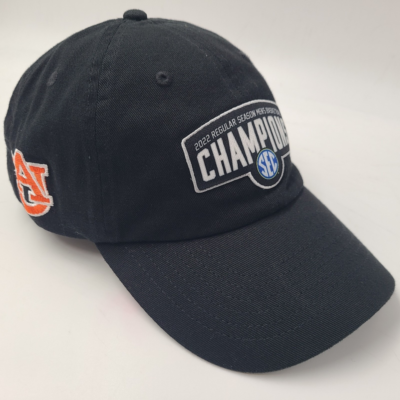 Auburn Tigers Hat Cap Adjustable 2022 Sec Basketball Champions Strapback Ncaa
